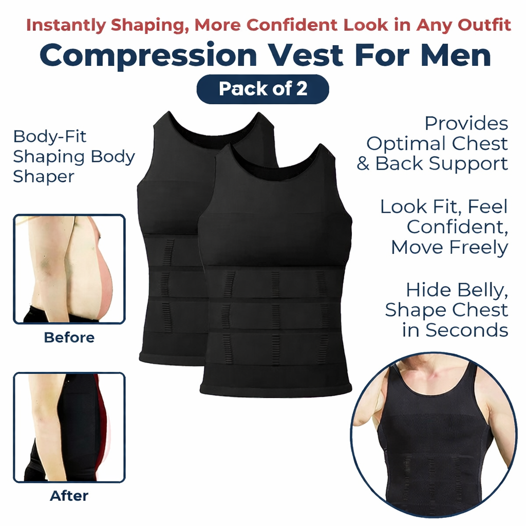 Men's Solid Compression Flexvest